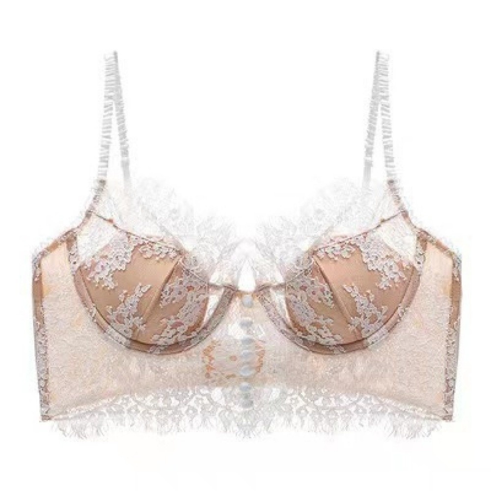 Embroidery Underwear - Bra Tanpa Kawat Bordir Bunga dengan