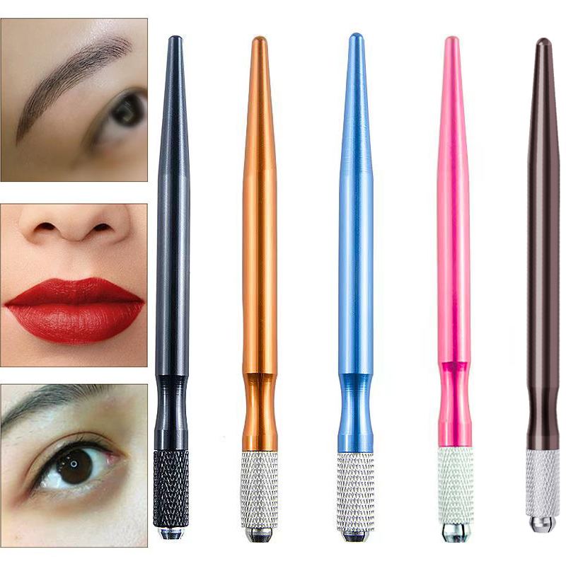 Embroidery Eyebrow - 3 Buah Set Pena Tato Manual