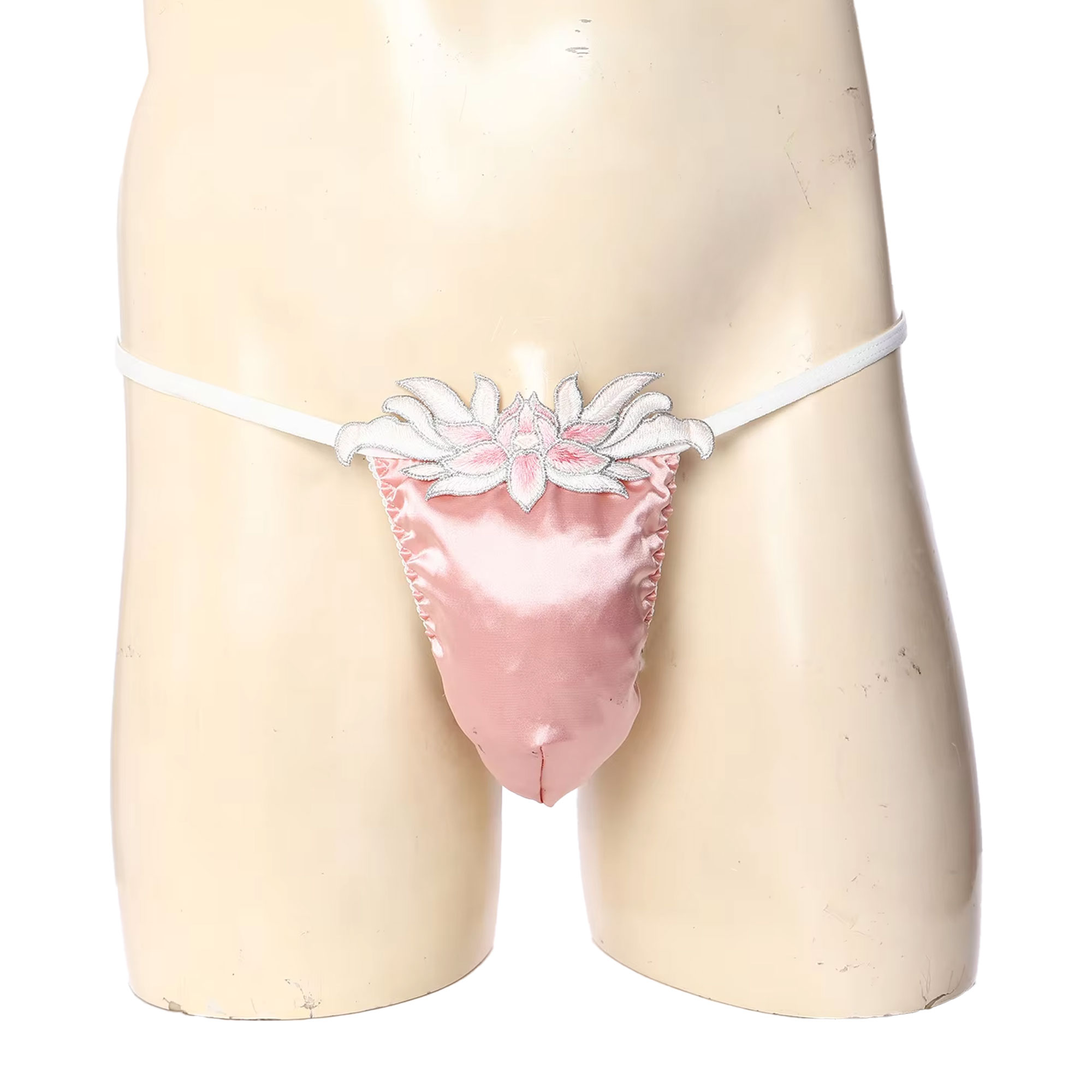 Embroidery Underwear - Celana Dalam Pria Model T-back Sissy,