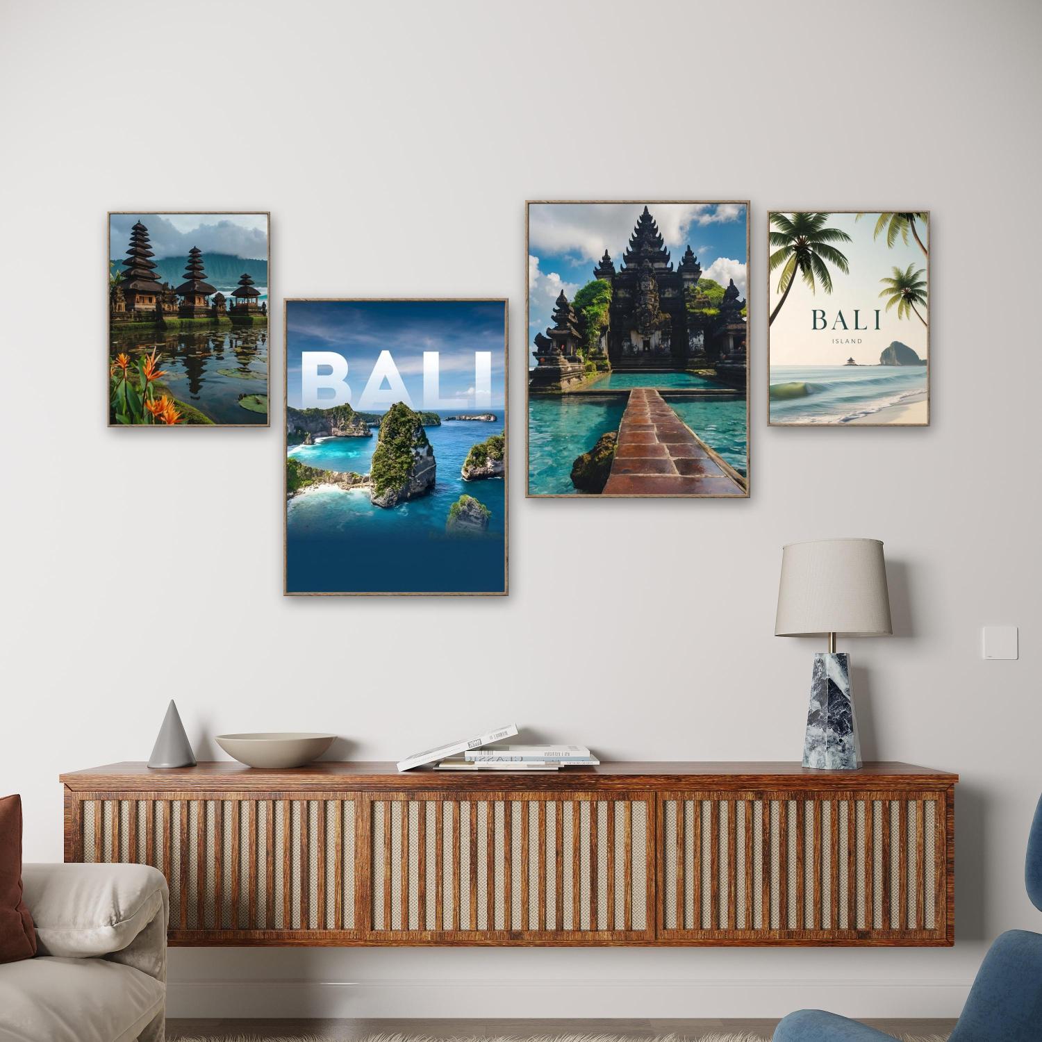 Embroidery Bali - Lukisan Berlian DIY Pemandangan Pulau Bali