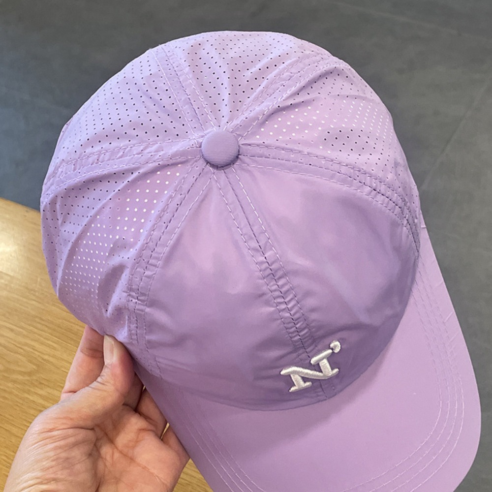 Embroidery Letter N - Topi Bisbol Cepat Kering Bordir Huruf