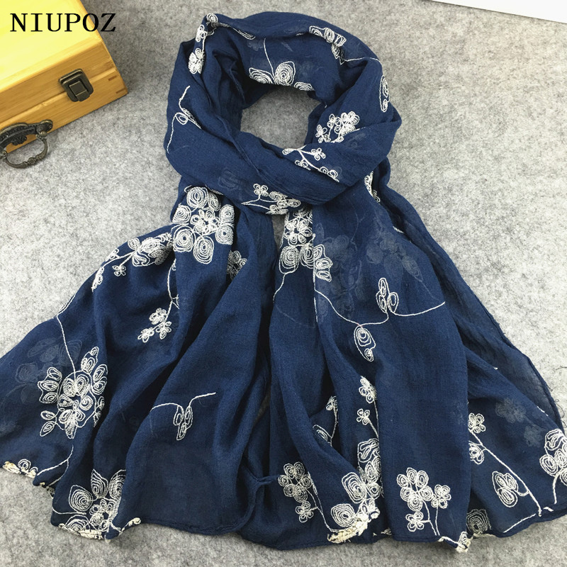 Embroidery Shawl - Banyak Warna Etnik Bordir Wanita Musim