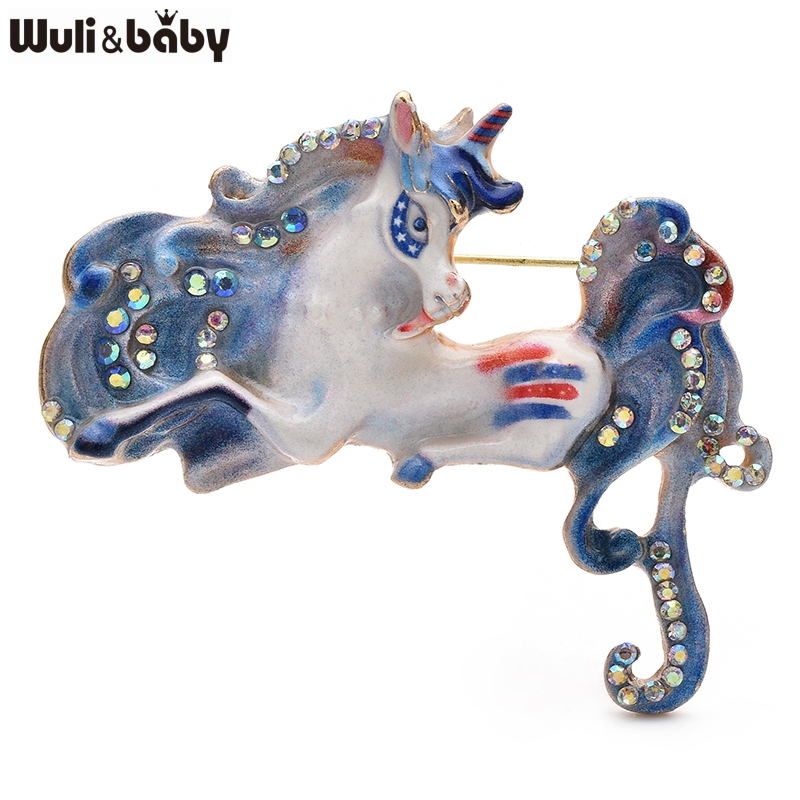 Embroidery Unicorn - Wuli&baby Bros Pin Kuda Unicorn Enamel
