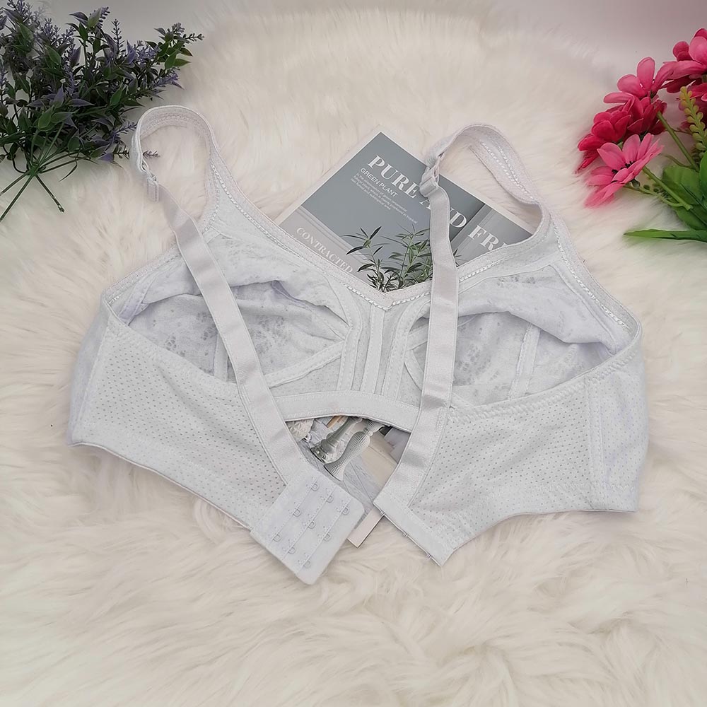 Bra Wanita Cup Besar C D E F G - Embroidery Underwear ulasan dan harga