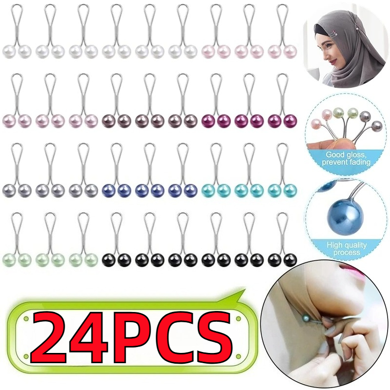 6/12/24 Buah Pin Mutiara Klip  - Embroidery Eyebrow ulasan dan harga