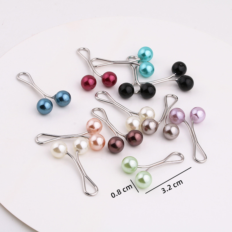 6/12/24 Buah Pin Mutiara Klip  - Embroidery Eyebrow ulasan dan harga