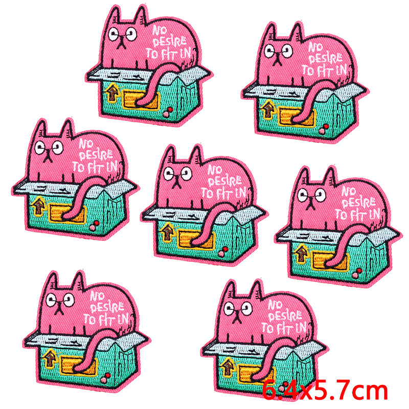 10PCS/Lot Patch Bordir Hip Hop - Embroidery Quote ulasan dan harga