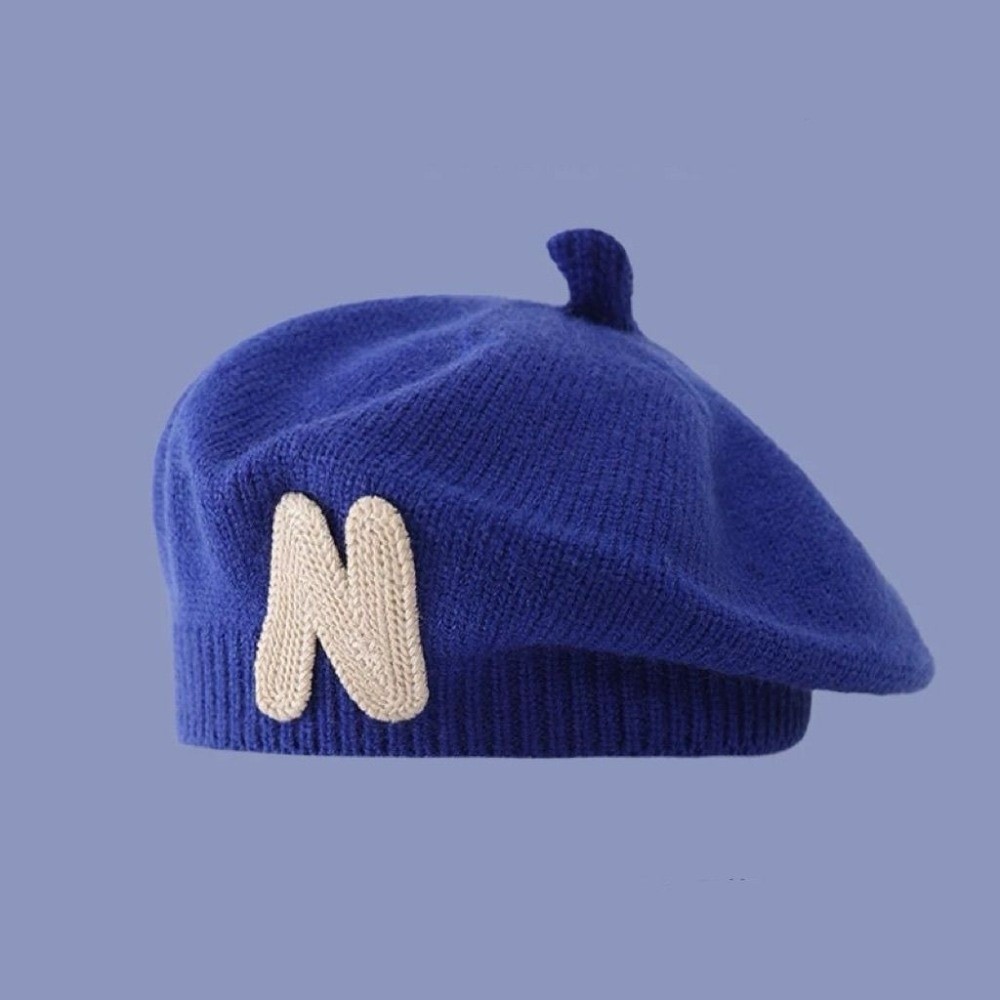 Topi Baret Balita Bordir Huruf - Embroidery Letter N ulasan dan harga