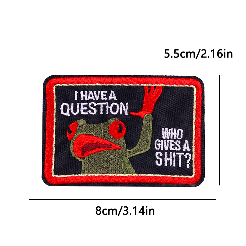 Patch Bordir Taktis Motivasi u - Embroidery Quote ulasan dan harga