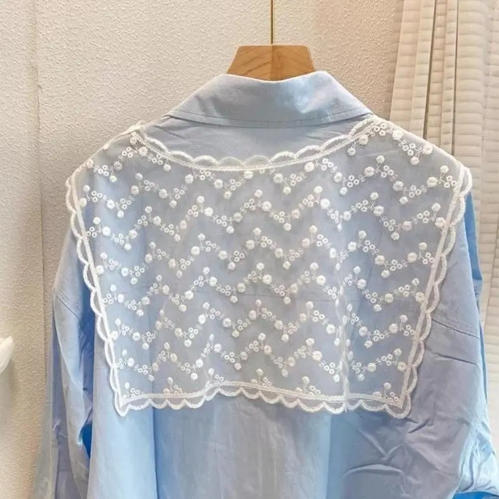 Syal Selendang Renda Berongga  - Embroidery Shawl ulasan dan harga