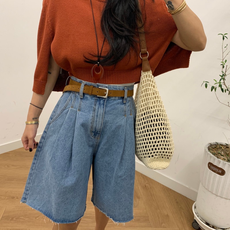 Celana Jeans Pendek Wanita Mod - Embroidery Jeans ulasan dan harga