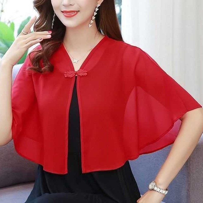 Pakaian Pelindung Matahari Wan - Embroidery Shawl ulasan dan harga