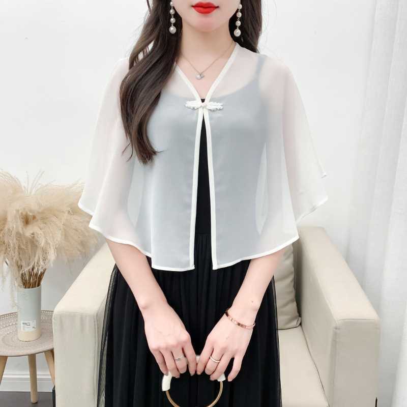 Pakaian Pelindung Matahari Wan - Embroidery Shawl ulasan dan harga