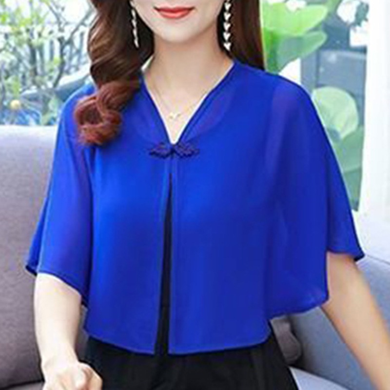 Pakaian Pelindung Matahari Wan - Embroidery Shawl ulasan dan harga