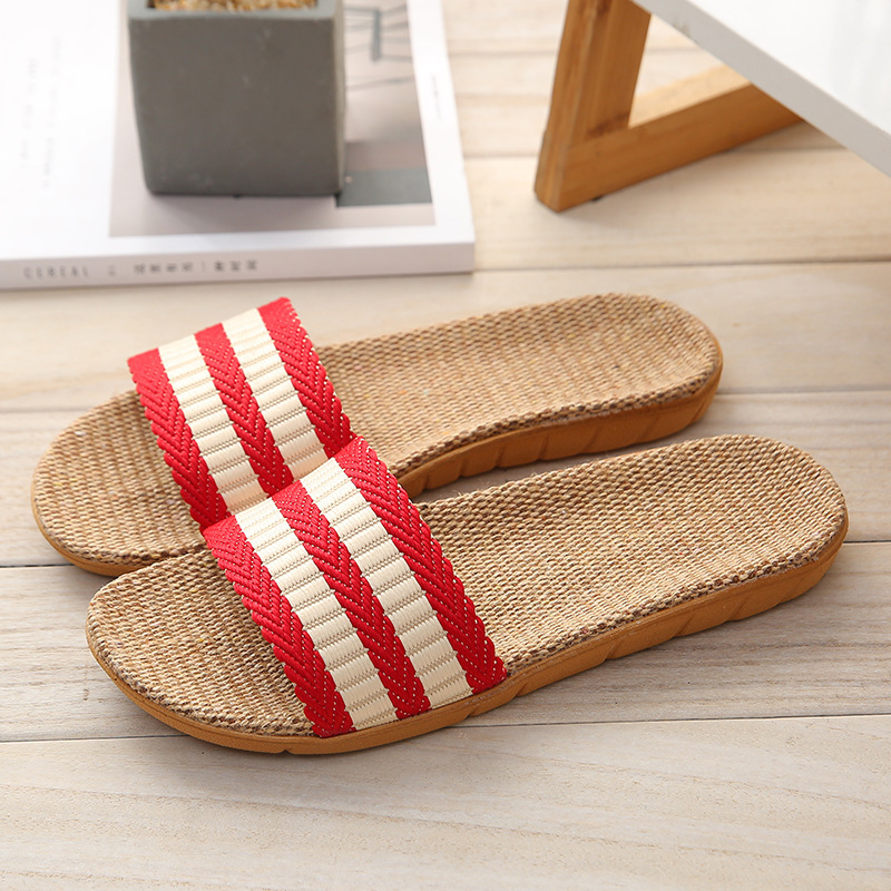 Sandal Rumah Dalam Ruangan Bar - Embroidery Flat Shoes ulasan dan harga