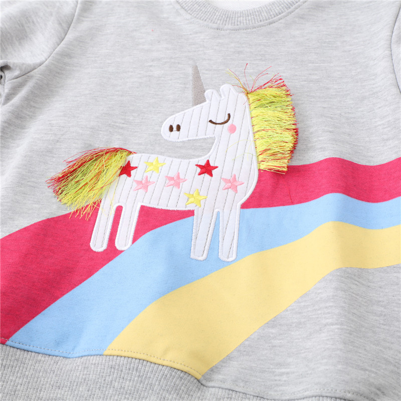 Jumping Meters Kaus Anak Perem - Embroidery Unicorn ulasan dan harga