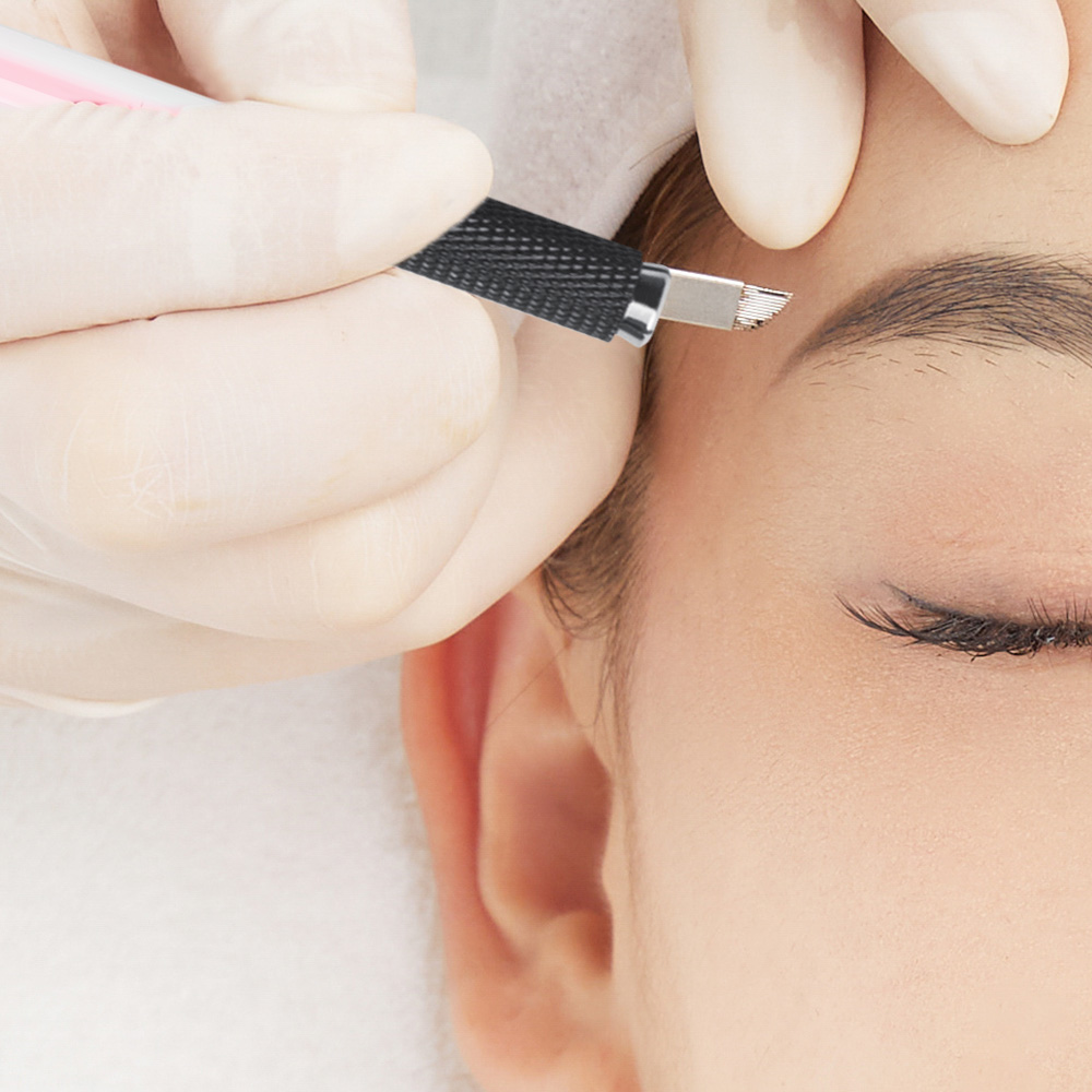 1 buah pena tato Manual Microb - Embroidery Eyebrow ulasan dan harga
