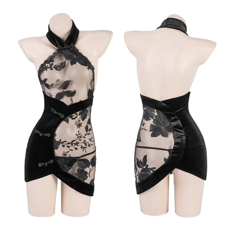 Gaun Mini Cheongsam Tradisiona - Embroidery Underwear ulasan dan harga