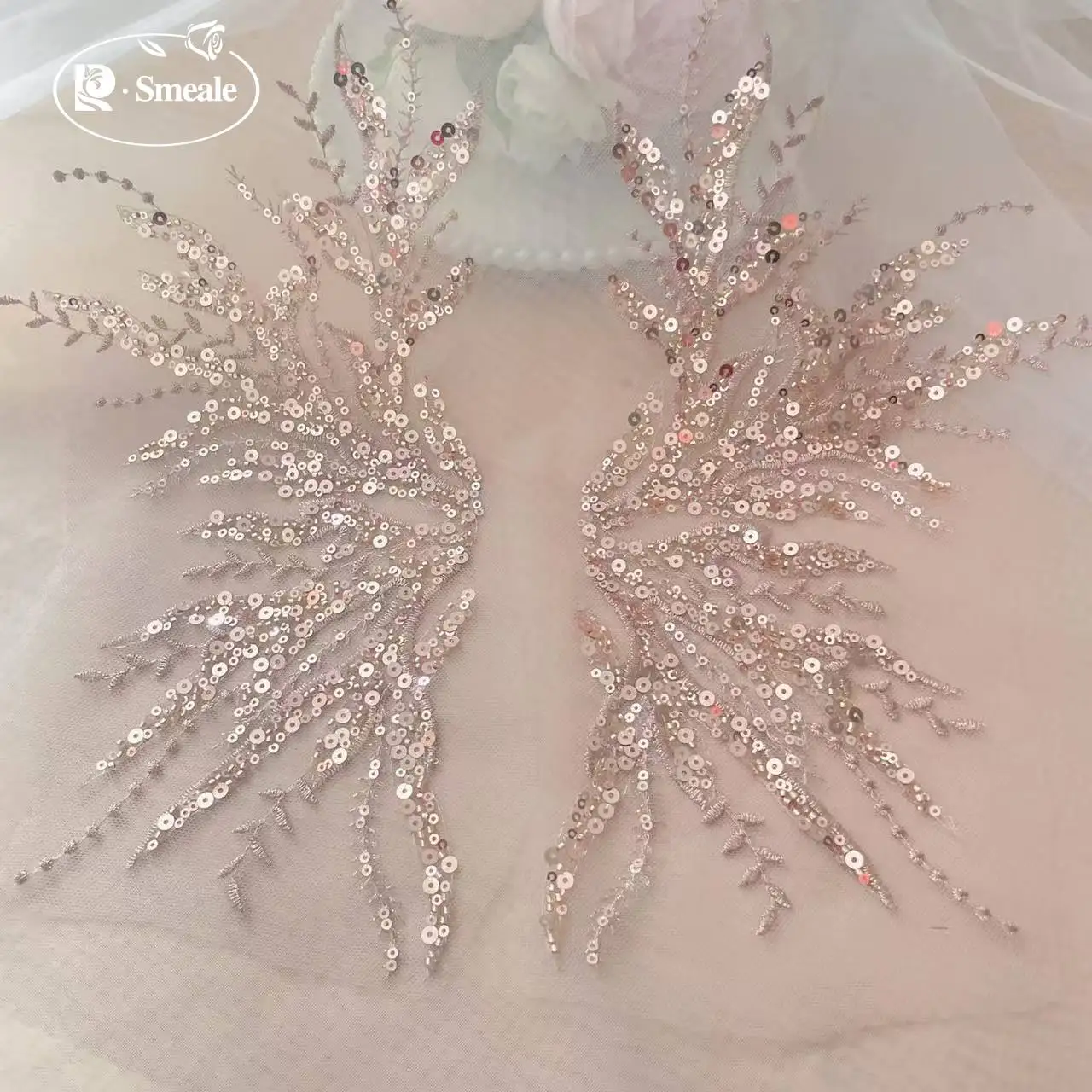 5Pair-2Pair. Aplikasi Renda Bo - Embroidery Roses ulasan dan harga