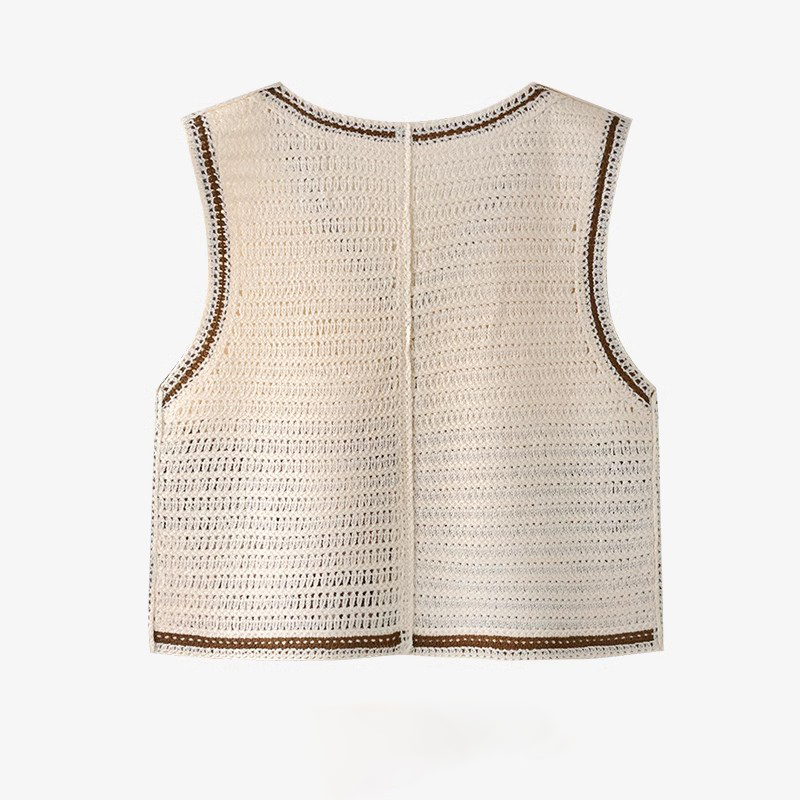 Rompi Rajut Persegi Nenek Wani - Embroidery Vest ulasan dan harga