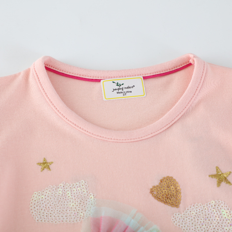 Gaun Anak Perempuan Musim Gugu - Embroidery Unicorn ulasan dan harga