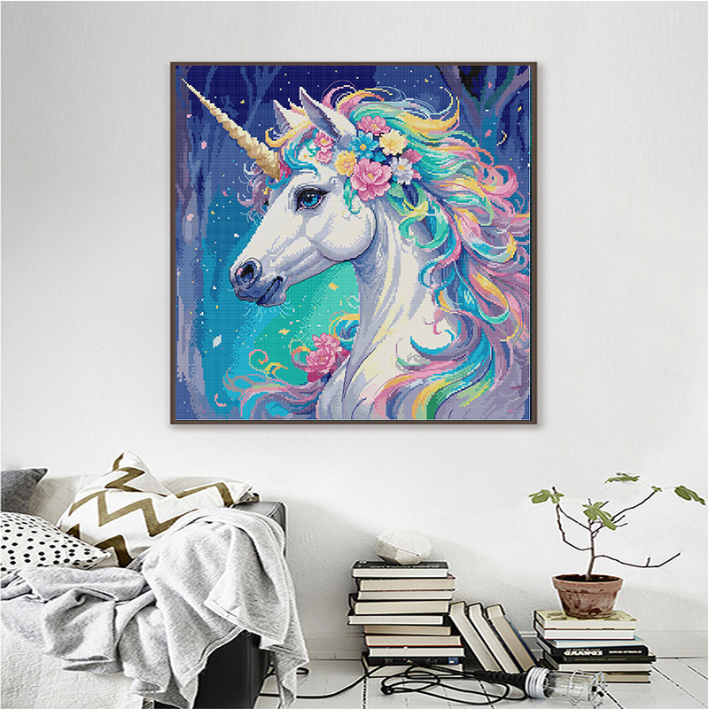 Joy minggu pola hewan Set jahi - Embroidery Unicorn ulasan dan harga