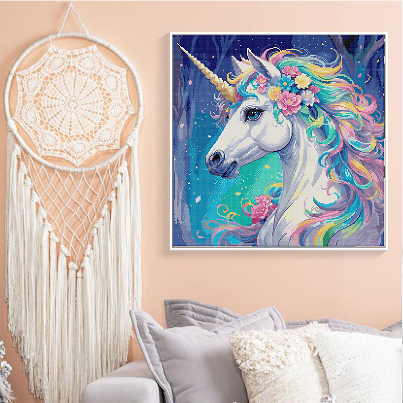 Joy minggu pola hewan Set jahi - Embroidery Unicorn ulasan dan harga