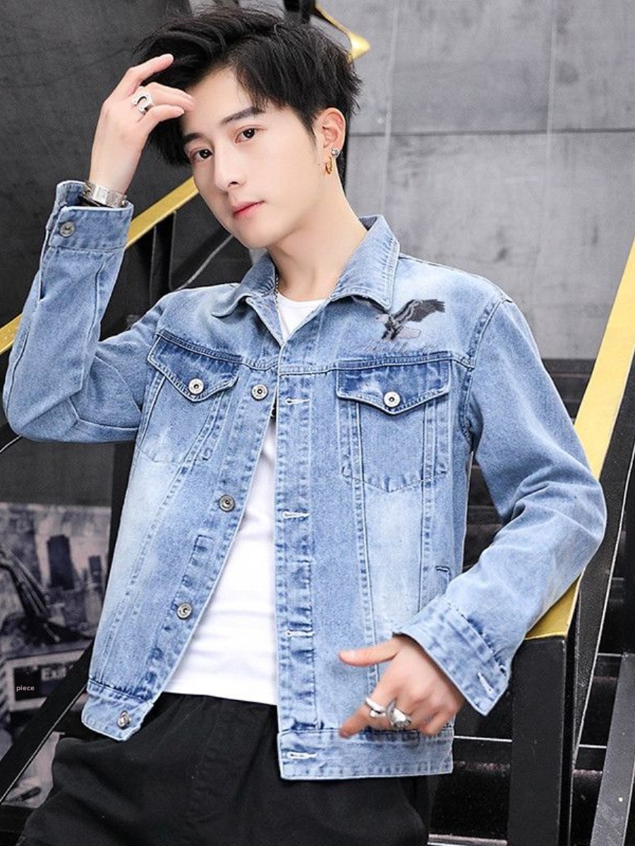 Jaket Denim Pria Baru 2026 Mus - Embroidery Jeans ulasan dan harga