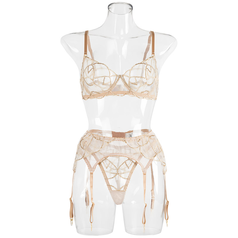 Paket Lingerie Seksi Wanita, P - Embroidery Underwear ulasan dan harga