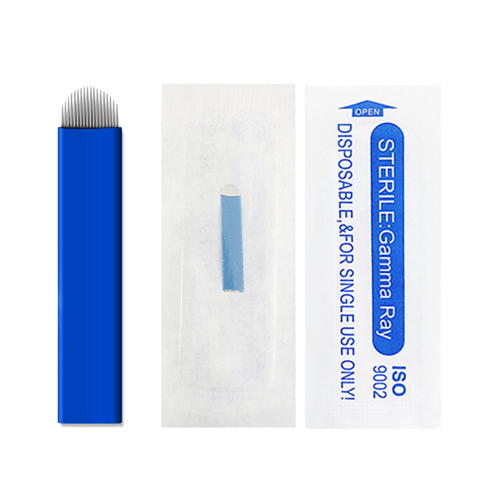 0.2Mm 50/100 Buah Jarum Tato P - Embroidery Eyebrow ulasan dan harga