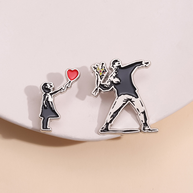 Koleksi Seni Banksy Klasik Pin - Embroidery Bali ulasan dan harga