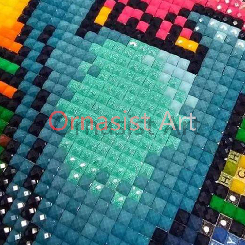 Lukisan Berlian Ukuran Besar M - Embroidery Roses ulasan dan harga