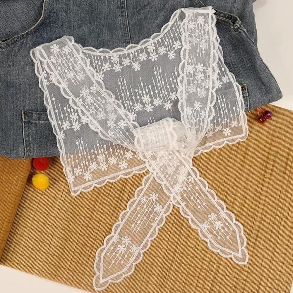 Syal Selendang Renda Prancis u - Embroidery Shawl ulasan dan harga