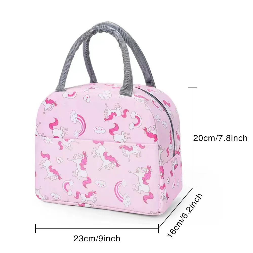 Tas makan siang insulasi bordi - Embroidery Unicorn ulasan dan harga