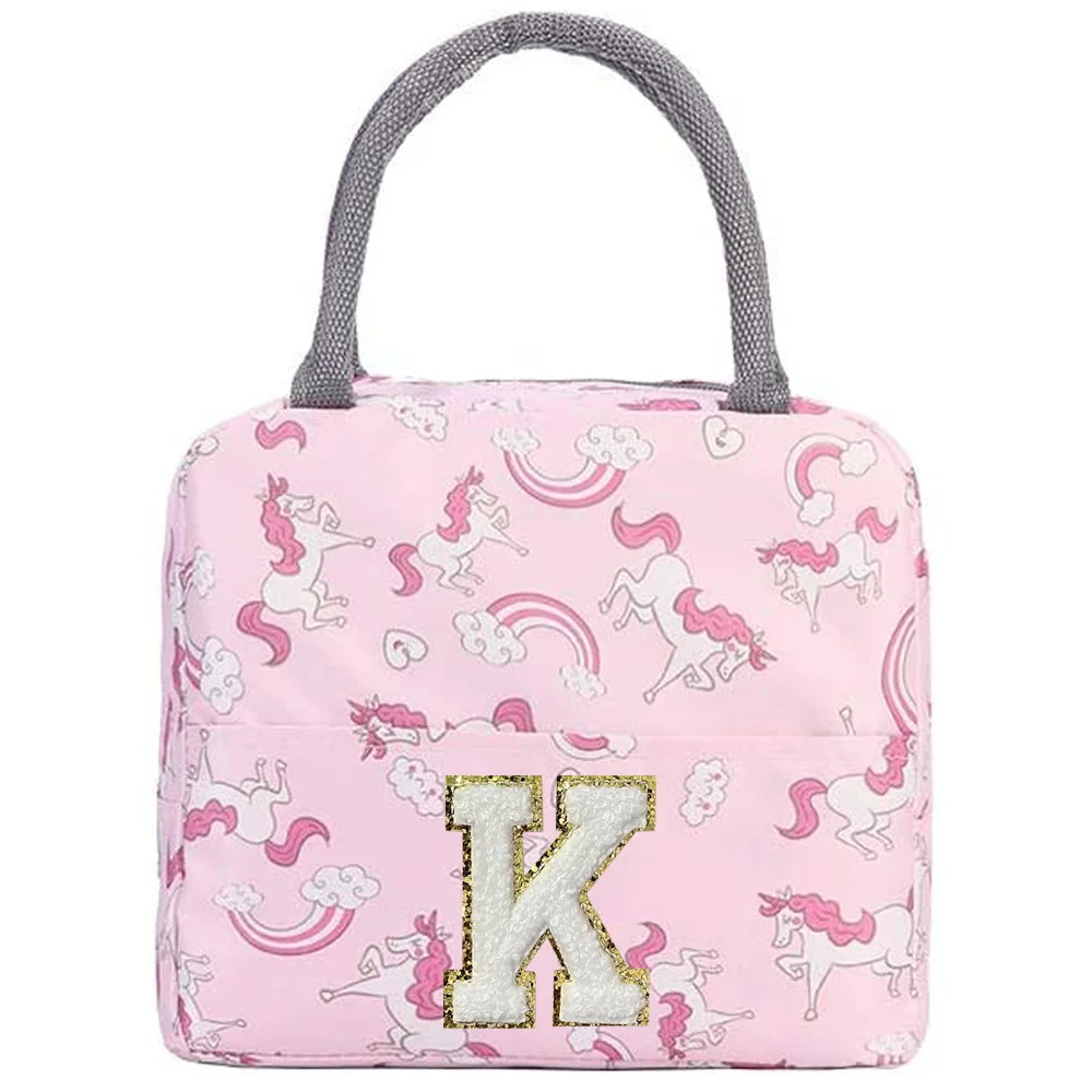Tas makan siang insulasi bordi - Embroidery Unicorn ulasan dan harga
