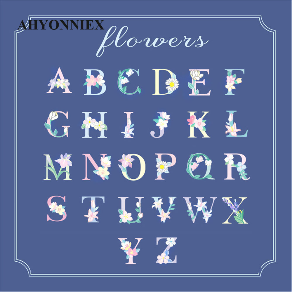 1 Tambalan Nama Stiker Lem Tam - Embroidery Letter N ulasan dan harga