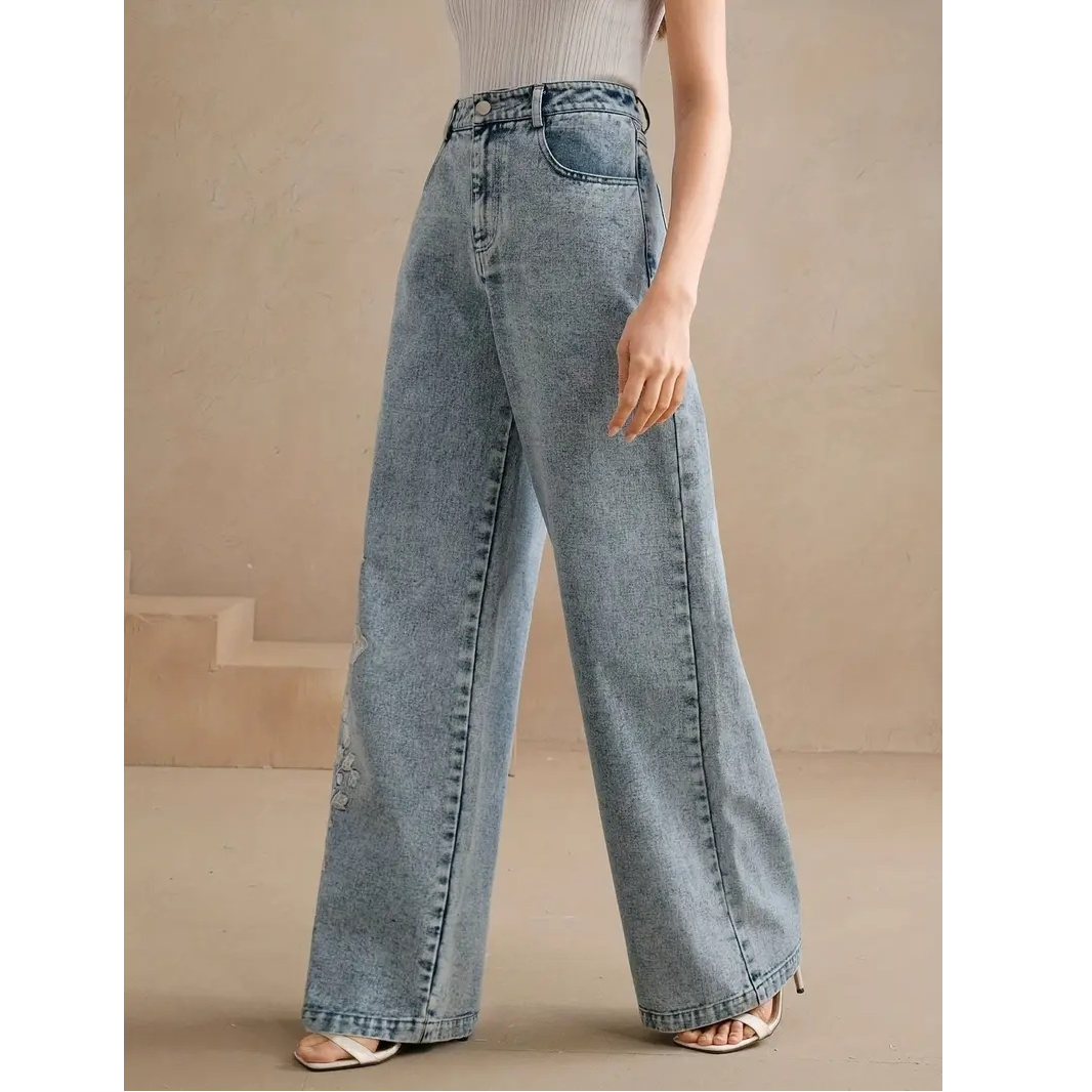 Celana Y2k Tren Baru 2025 Jean - Embroidery Jeans ulasan dan harga