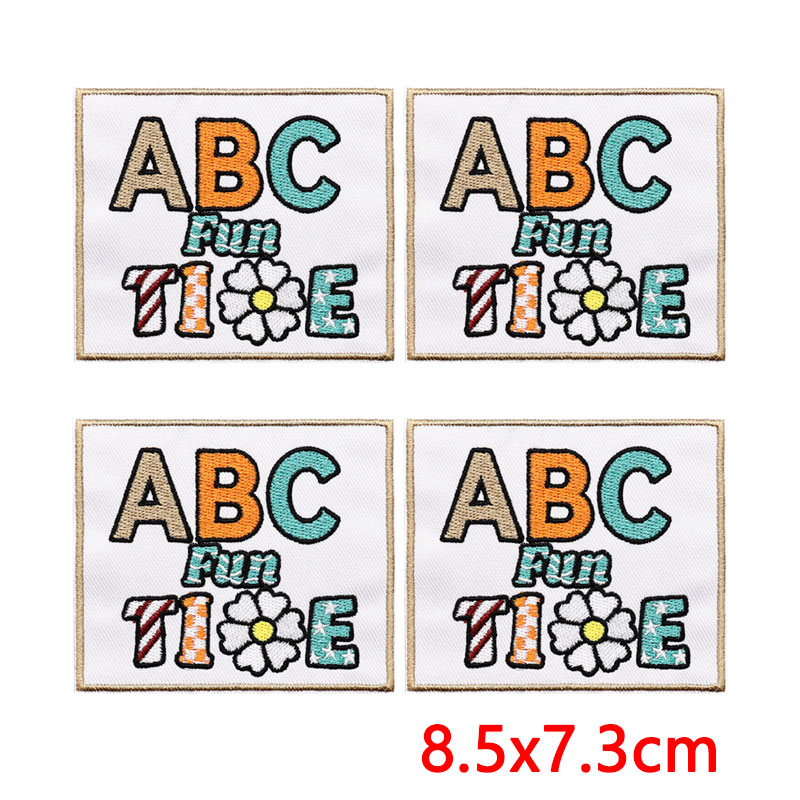 5PCS/Lot Patch Bordir Teks Ene - Embroidery Quote ulasan dan harga