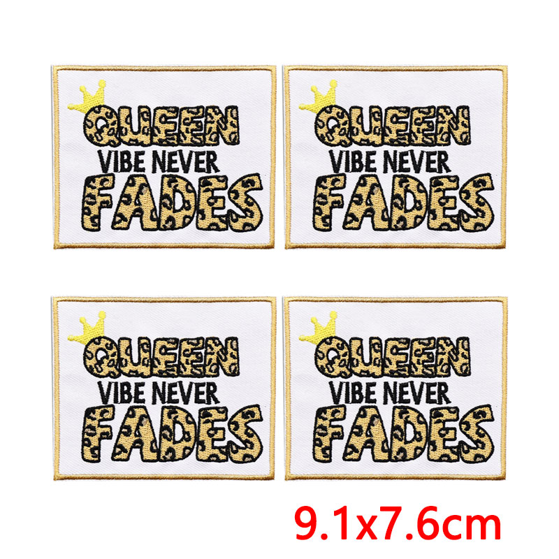 5PCS/Lot Patch Bordir Teks Ene - Embroidery Quote ulasan dan harga