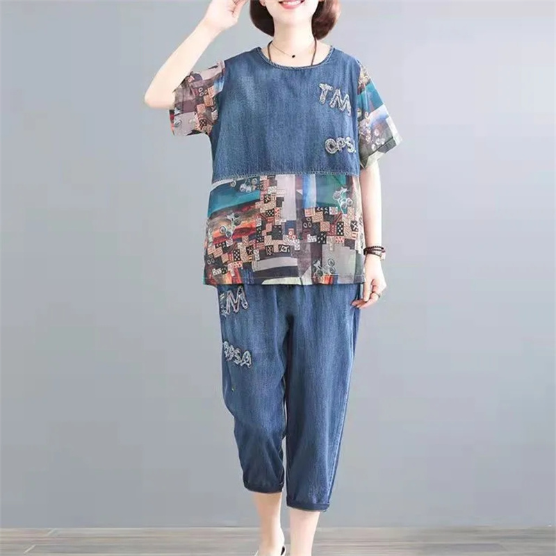 Set Jeans Wanita Musim Panas 5 - Embroidery Jeans ulasan dan harga