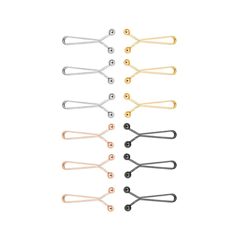 12pcs Peniti Kerudung Bentuk U - Embroidery Eyebrow ulasan dan harga
