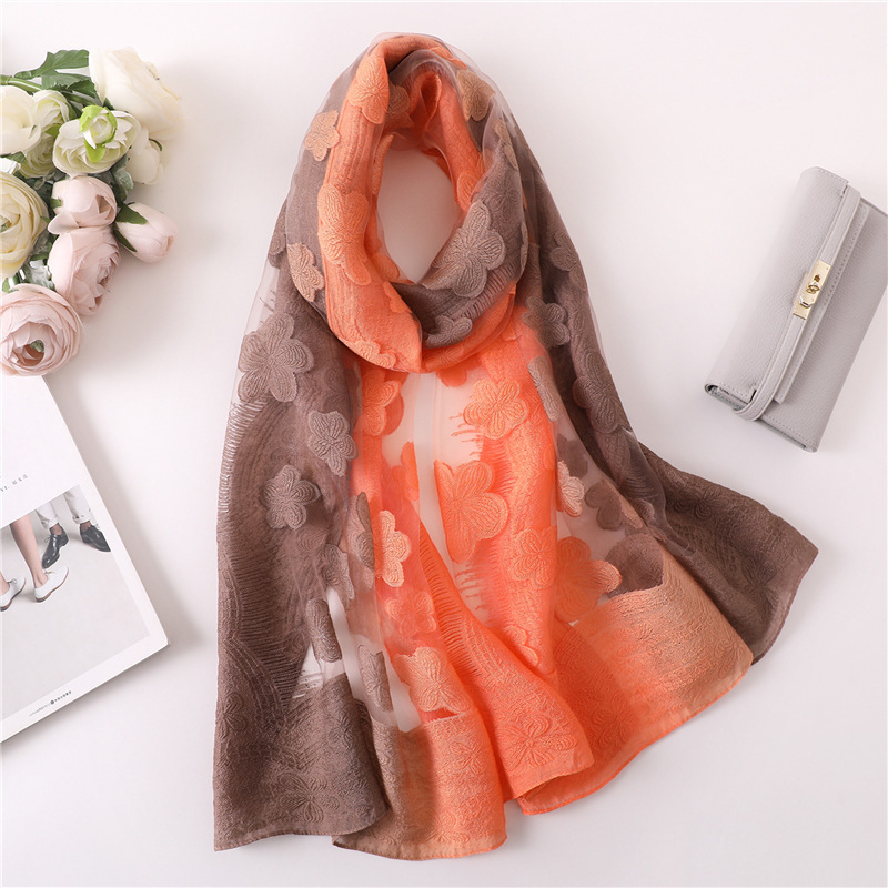 Syal syal wanita, syal renda b - Embroidery Shawl ulasan dan harga