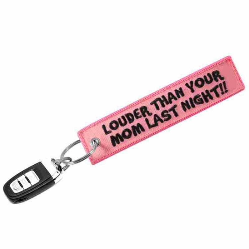 【IIOO】LOUDER THAN YOUR MOM Quo - Embroidery Quote ulasan dan harga