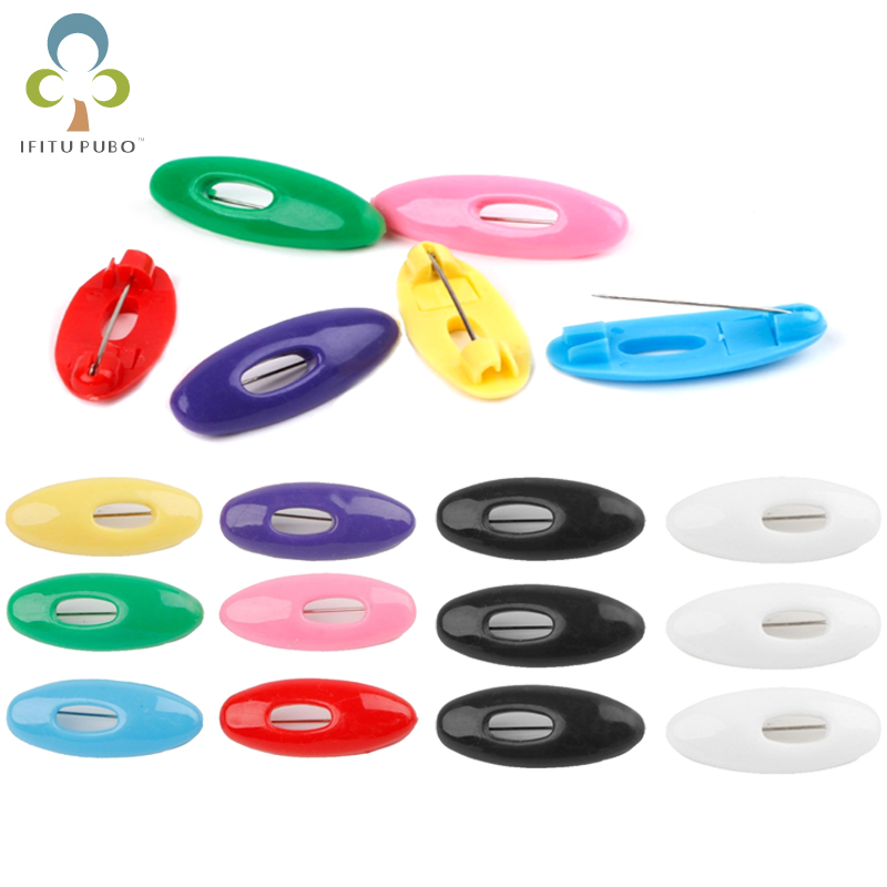 12Pcs plastik bros pengaman Pi - Embroidery Eyebrow ulasan dan harga
