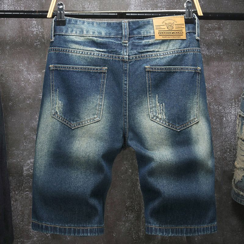 Celana pendek jeans pria berga - Embroidery Jeans ulasan dan harga