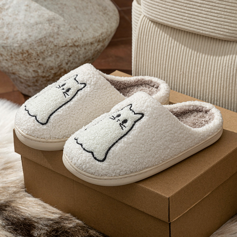 Sepatu Rumah Wanita Model Kuci - Embroidery Flat Shoes ulasan dan harga