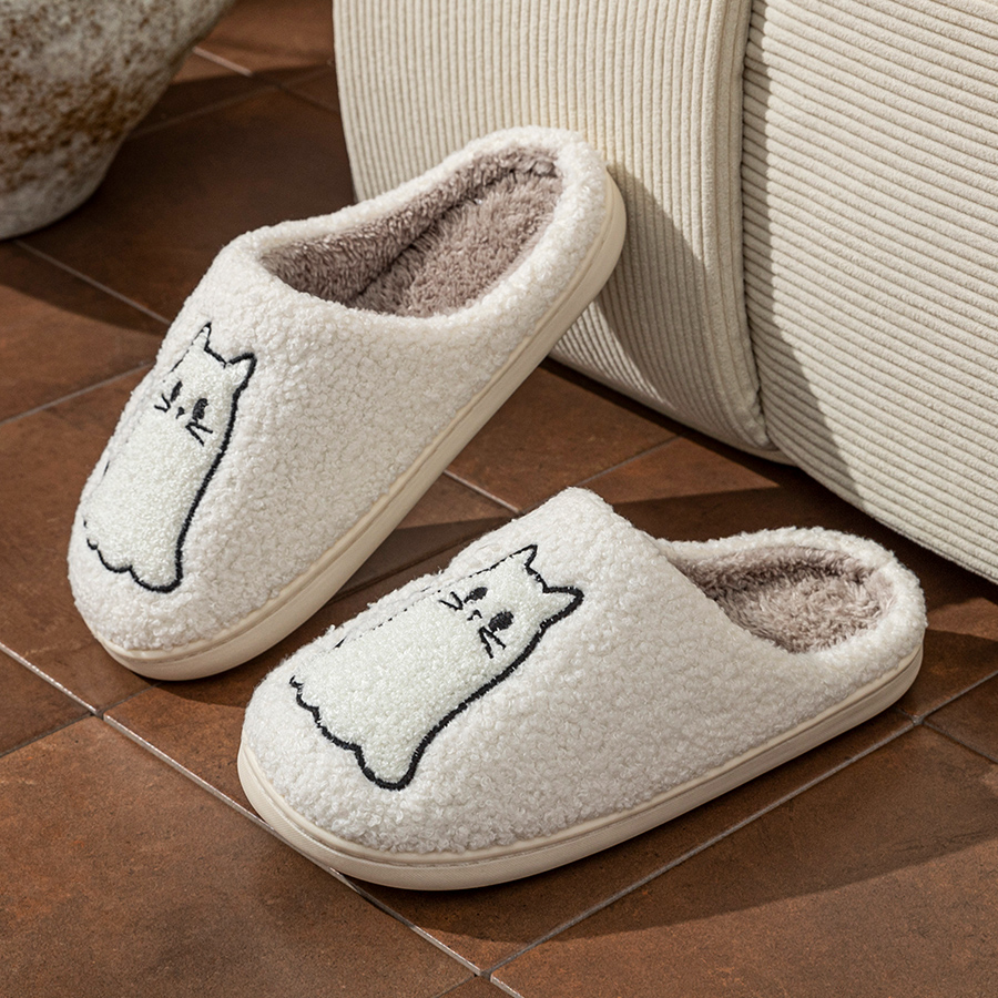 Sepatu Rumah Wanita Model Kuci - Embroidery Flat Shoes ulasan dan harga