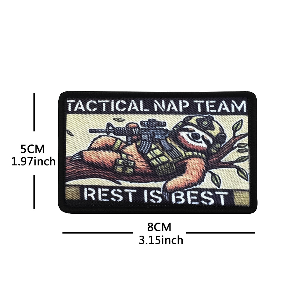 Patch Moral Hewan Lucu - Lenca - Embroidery Quote ulasan dan harga