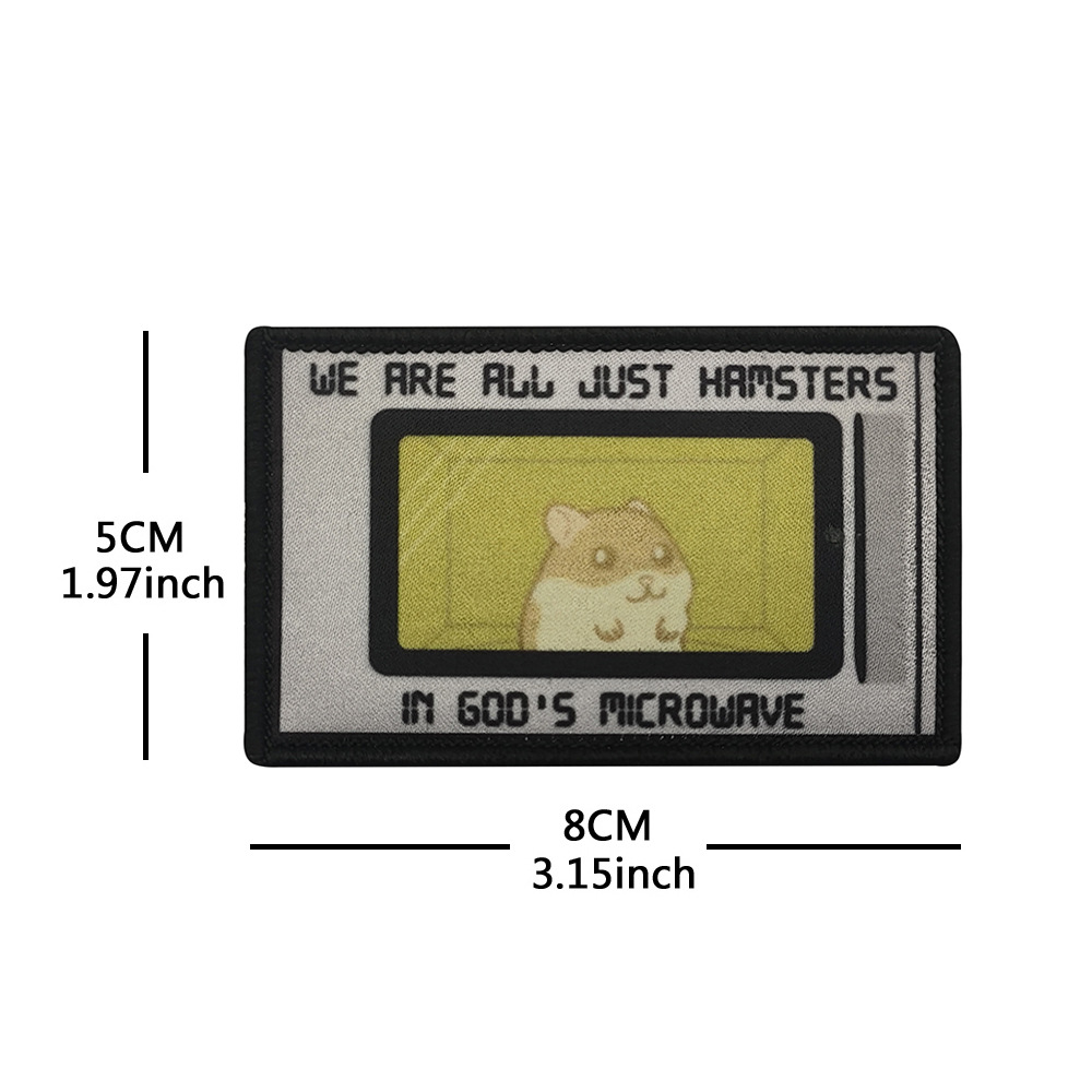 Patch Moral Hewan Lucu - Lenca - Embroidery Quote ulasan dan harga