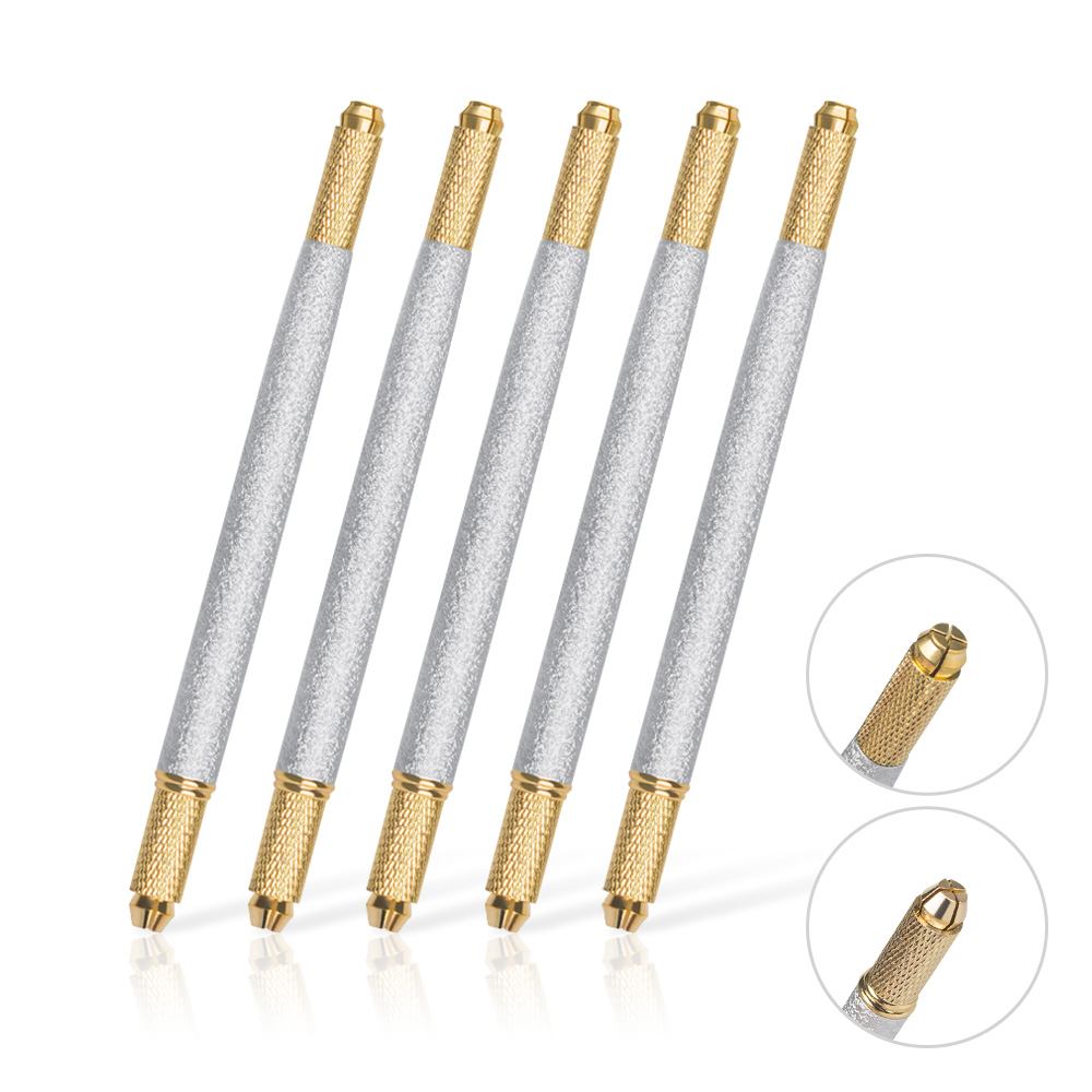 1 Buah Microblading Double End - Embroidery Eyebrow ulasan dan harga